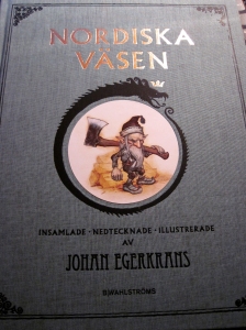 Nordiska Väsen a book with a wonderful feel to the cover and beutful illustrations to the descriptions